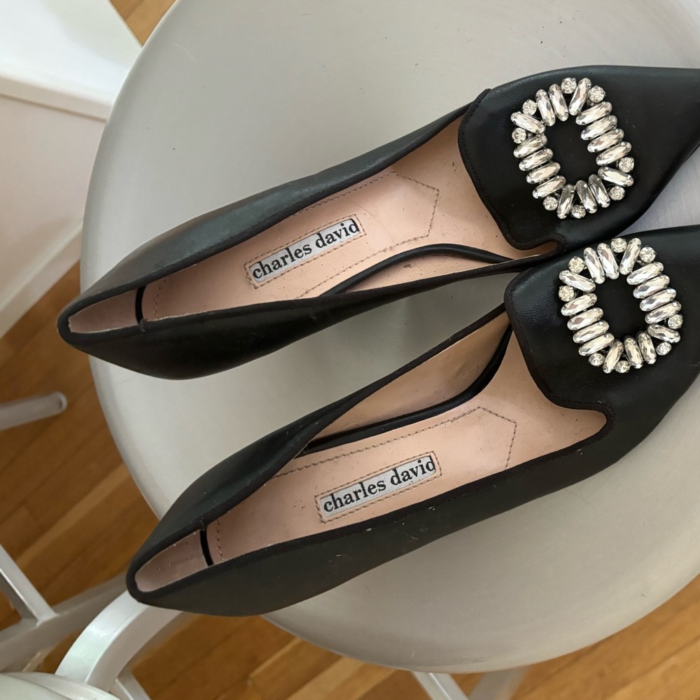 Charles David leather heels